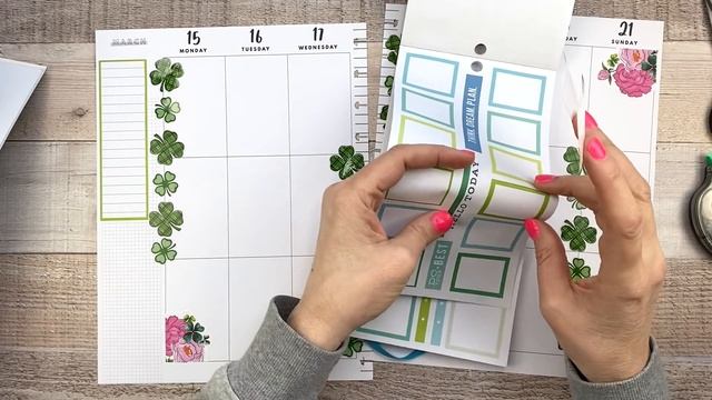 Plan With Me | Big Happy Planner | St. Patrick's Day Spread | March 15-21, 2021 смотреть онлайн