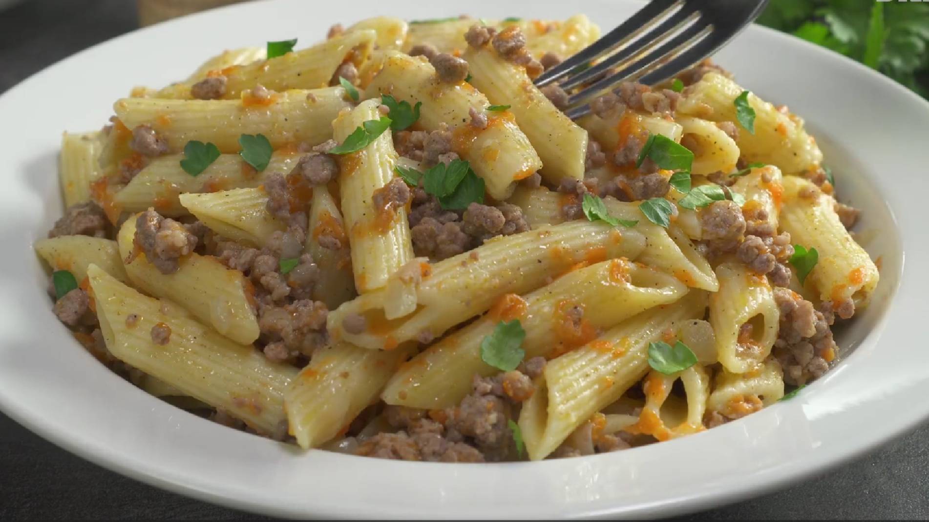 Макароны по-флотски с фаршем - рецепт приготовления смотреть онлайн