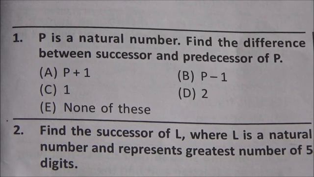 SIO26, Number System, Successors, Predecessors, Practical Problems, Class 5, Math Olympiads смотреть онлайн