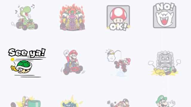 Mariokart Animated Stickers!!!!!!!!!!!!!