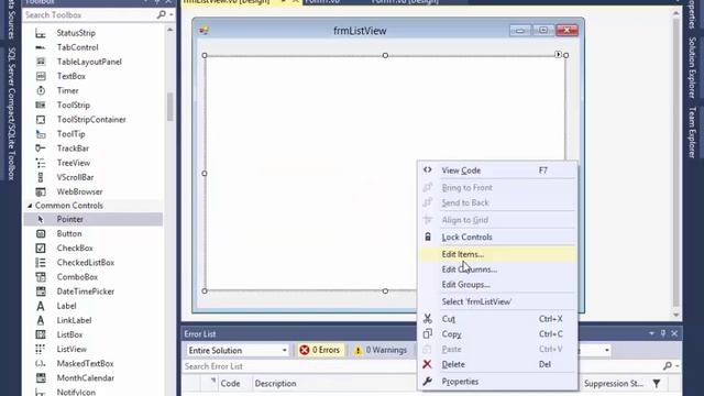 ListBox ListView TreeView 01 смотреть онлайн