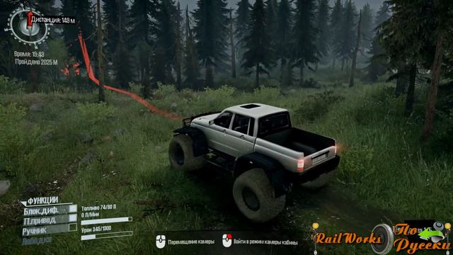 Spintires MudRunner часть 1 открываем точки на карте смотреть онлайн