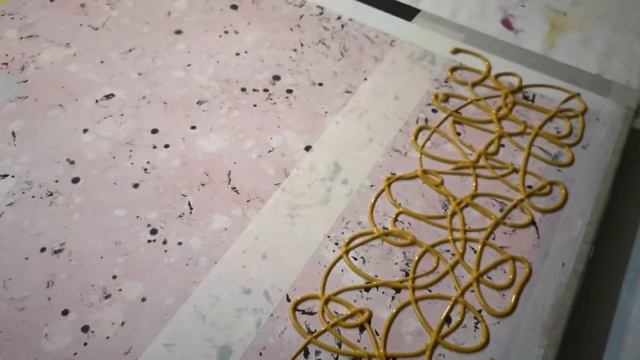 "Rosa" - Quadro astratto dipinto su tela - cm. 90x65h. смотреть онлайн