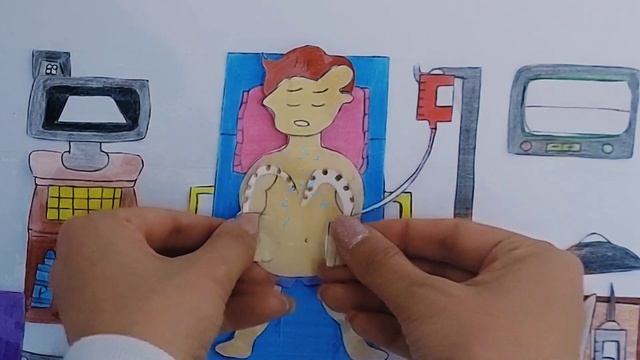 [?Paperdiy?] If A Man Gives Birth To Many Babies ?pregnancy Process 종이놀이