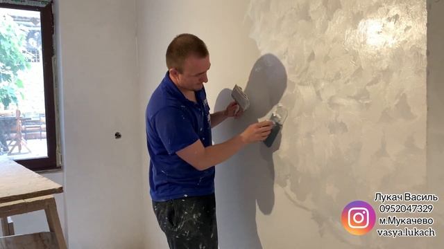 Декоративная краска типа отточенто, в классическом стиле, для кухни! смотреть онлайн