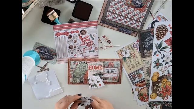 Process - Three Christmas cards смотреть онлайн