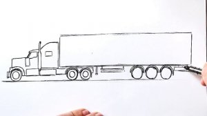 Как нарисовать Грузовик Кока Кола