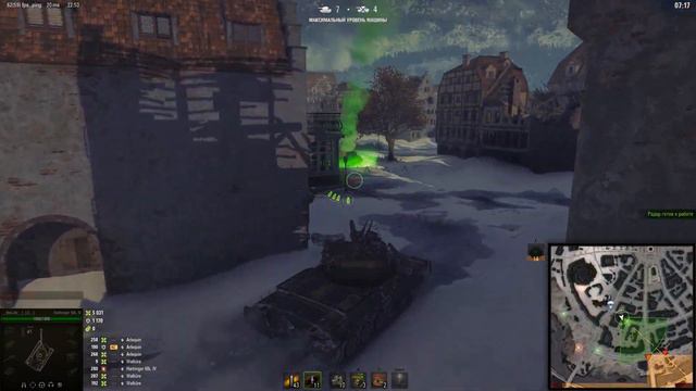 World of Tanks - Стальной Охотник на 15 000 урона смотреть онлайн