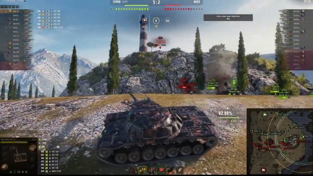 Мастерский бой на М103 Мир танков смотреть онлайн