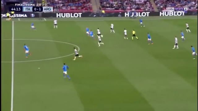 Argentian 3-0 Italy Highlights  Finalissima 2022 L Martines Di MariaA Goals
