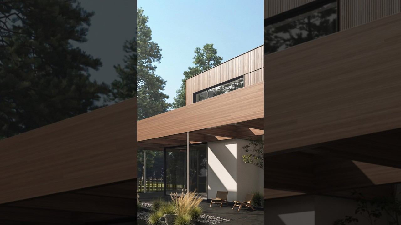 Объединение экстерьера и интерьера через напольное покрытие #zrobimarchitects смотреть онлайн