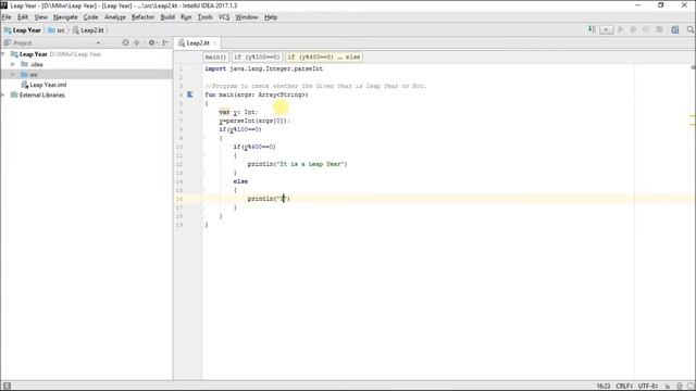 #29 Kotlin Tutorial | find leap year program смотреть онлайн