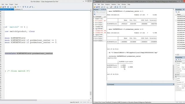 Correlations in Stata смотреть онлайн