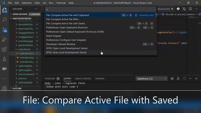Visual Studio Code Tips - File Compare in Visual Studio Code смотреть онлайн