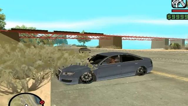 GTA San Andreas Audi A6 blackstar mod. смотреть онлайн