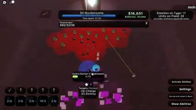 Mucky Massacre Burdensome solo (no tokens unit) | World Tower Defense (roblox) смотреть онлайн