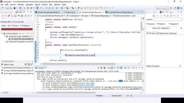 Create Framework from Scratch using BDD, Cucumber, Selenium and Java - Part II смотреть онлайн