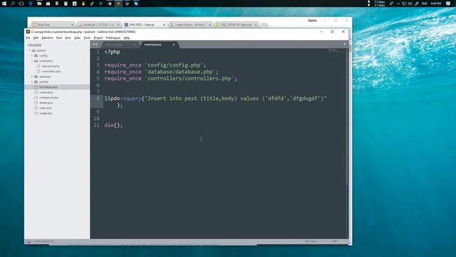PDO Application | Dynamic Last Insert Id | Part 9 смотреть онлайн