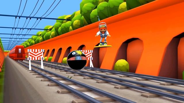 Subway Surfers vs Chain Chomp смотреть онлайн