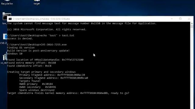cve 2016 7255 windows anniversary leak token смотреть онлайн