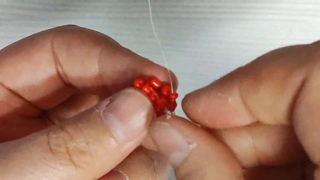 сердечко из бисера в технике крестик смотреть онлайн