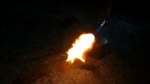 Горелка на отработке из паяльной лампы