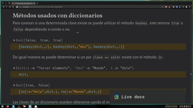 Estructura de Datos: Diccionarios смотреть онлайн