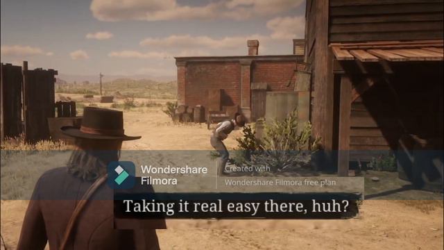 Arthur Morgan antagonizing the Dying people of Armadillo || Red dead redemption 2. смотреть онлайн