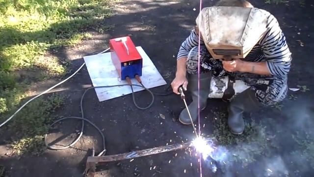 Самодельная инверторная сварка - обкатка. смотреть онлайн
