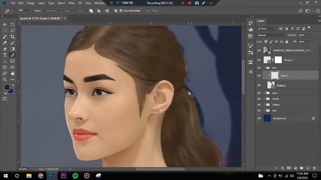 [FEMALE] How to Turn Photos into Anime/Cartoon Effect - Vexel Art Photoshop Tutorial смотреть онлайн