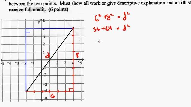 Special Right Triangle Distance Between Two Points on Coordinate Plane смотреть онлайн