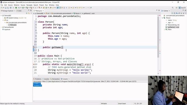 2023 | Java non primitive datatypes | part 3 | learn java basics | explained | next | Interfaces смотреть онлайн