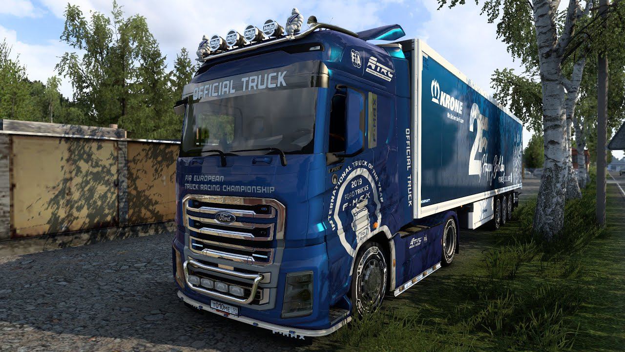Thrustmaster T300 RS GTE Euro Truck Simulator 2 Ford Trucks F MAX онлайн игра 04.06.2022 4K смотреть онлайн