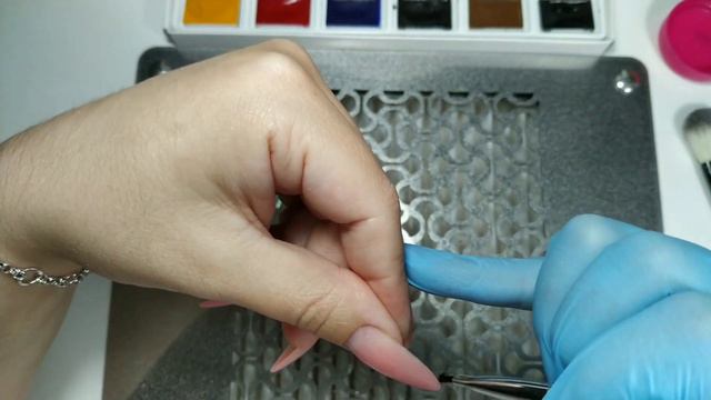 Коррекция ногтей + дизайн акварелью 🎨😍 Акварель на ногтях / МК дизайн акварелью смотреть онлайн