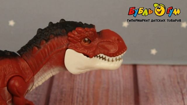 Ти-рекс Robo Alive Dino Action на батарейках световые и звуковые эффекты смотреть онлайн