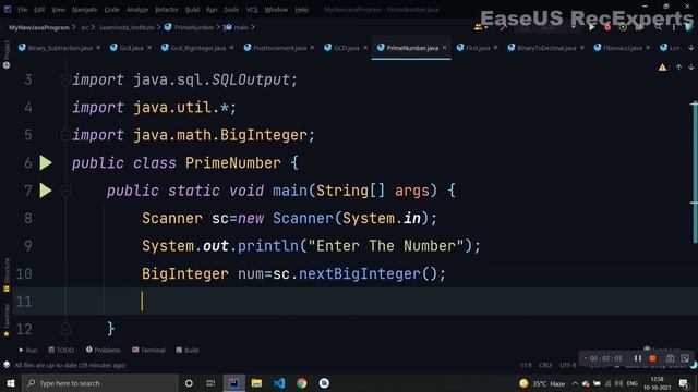 Check Prime Number | Using Java BigInteger | Java Programming смотреть онлайн