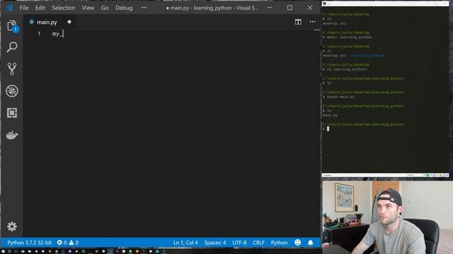 Creating and running Python files - Learning Python Series Pt. 2 смотреть онлайн