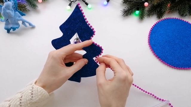 ?Ёлочка из фоамирана ?Новогодний декор ?Поделки на Новый Год своими руками смотреть онлайн