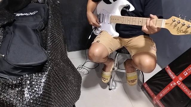 Jcraft S-1H HSS Stratocaster Electric Guitar Pearl White 702775509593758 смотреть онлайн