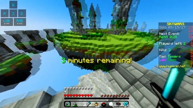 СПАЛИЛИ С ЧИТАМИ НА ХАЙПИКСИЛЕ [Minecraft Sky Wars Mini-Game] смотреть онлайн