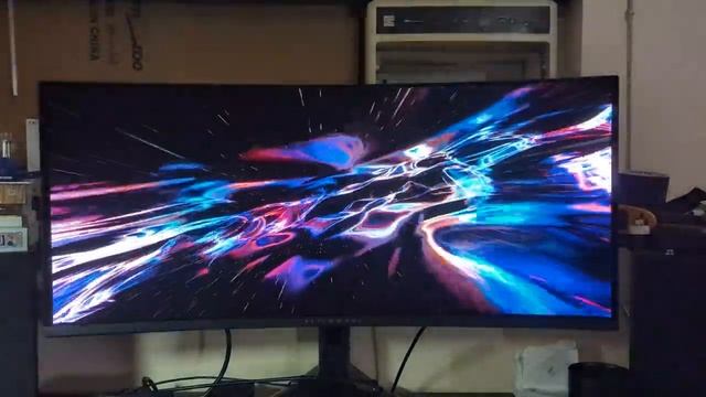 Really Slick Screensavers - Hyperspace on QDOLED ultrawide смотреть онлайн