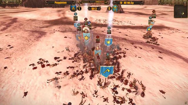 Турнир King's Cup # 2. Puggington vs [V_M] Wi.Sp. Total War: Warhammer 2. смотреть онлайн