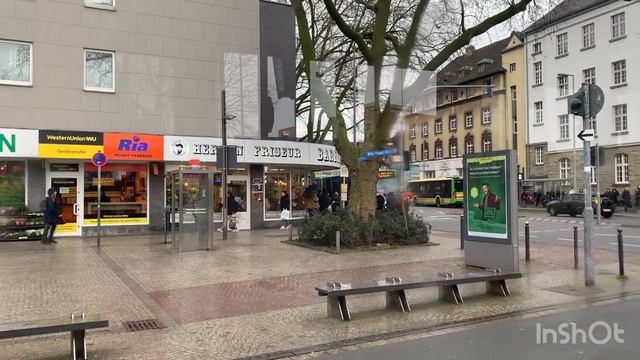 01.02.23 Один небольшой немецкий городок из окна автобуса. ОБЕРХАУЗЕН/Oberhausen NRW