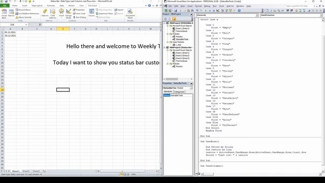 [17] Unexpected uses of Excel status bar смотреть онлайн