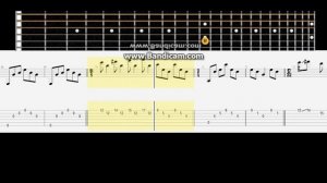 Metallica  -  Nothing else matters  # Acoustic guitar lesson note tabs