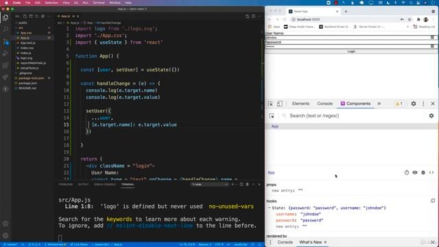 React Developer Tools Inspecting State - React JS for the Absolute Beginner смотреть онлайн