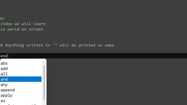 Print Hello World in Python - TR Panel смотреть онлайн