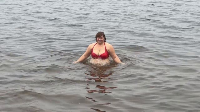 ICE HOLE BATHING COLD WATER 4K #1 | SWIMMING WINTER | EPIPHANY BAPTISM 2023