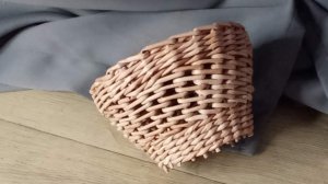 МК. Корзинка Вышивка из бумажной лозы. Каркас. Часть 2. #141(2)