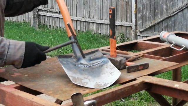 Ремонт лопаты сваркой и болгаркой за три минуты смотреть онлайн